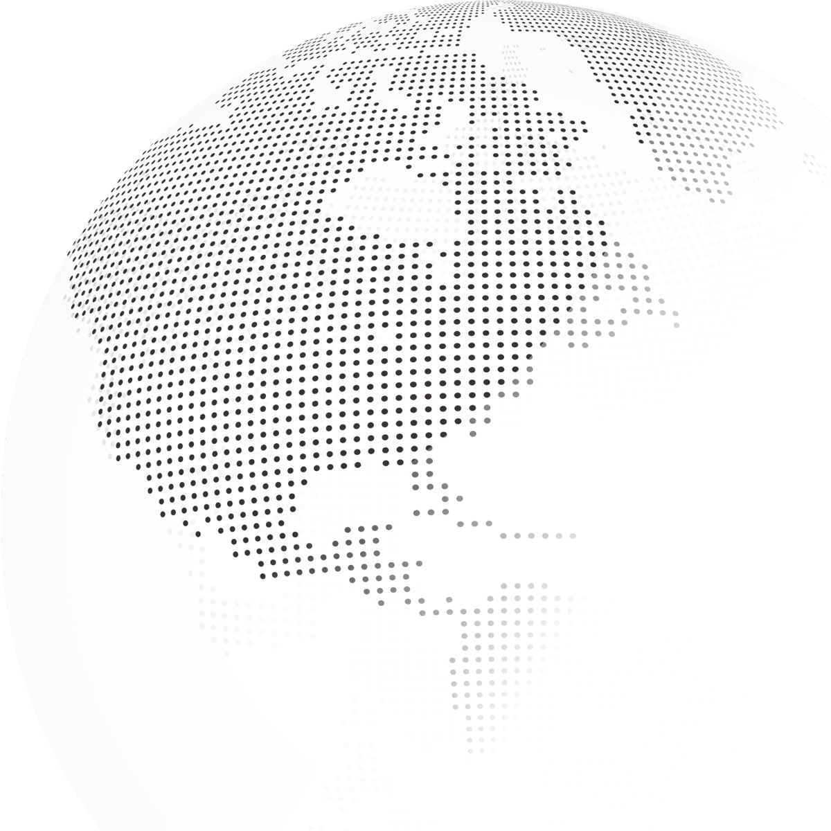 Globe illustration showing travel connectivity