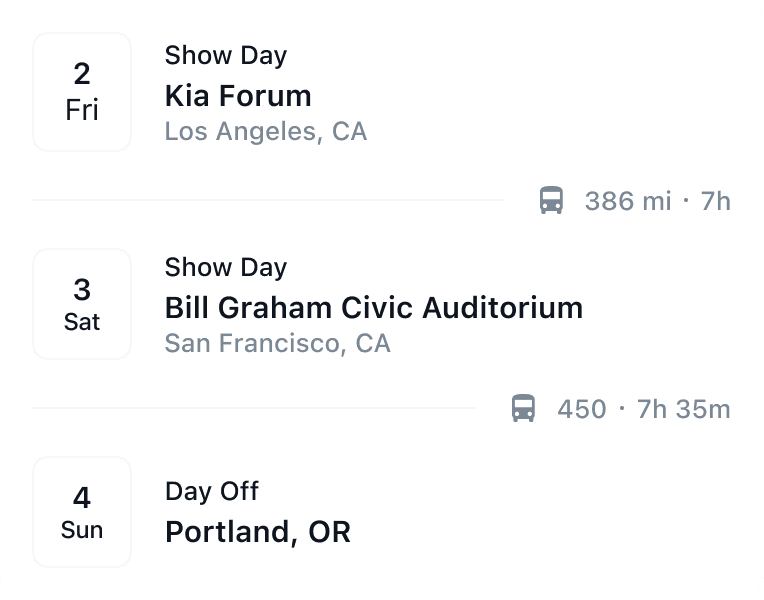 Guestlist UI